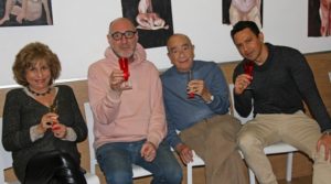 Bones amistats de l'Armand de Fluvià el van acompanyar per celebrar el seu nomenament com a president honorífic de la Fundació