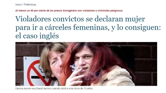 Una de las informaciones falsas sobre la Ley Trans
